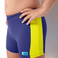 Sunga Boxer Menino Teen Azul Marinho Color Block